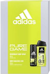 Adidas Pure Game 150 ml deospray + sprchový gél 250 ml darčeková sada