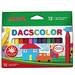 ALPINO Balenie 12 voskoviek Dacscolor