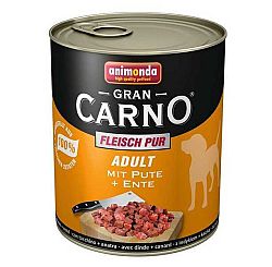 Animonda Gran Carno Adult hovězí kachní srdce 400 g