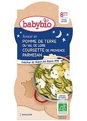 Babybio Zemiaky s cuketou creme fraiche a parmezánom 2 x 200 g