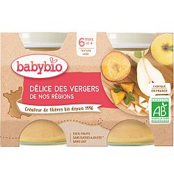 Babybio zmes 2 x 130 g