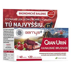 Barny's Cran-Urin Kanadské Brusnice 40 + 20 kapsúl