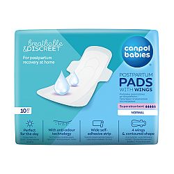 Canpol babies Postpartum Pads With Wings pôrodnícke vložky na deň 10 ks