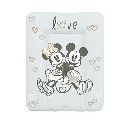 CEBA Podložka prebaľovacia mäkká na komodu (50x70) Disney Minnie & Mickey Grey