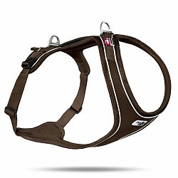 CURLI Postroj pre psy Belka Comfort Brown M, 20-30 kg