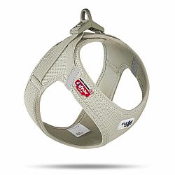 CURLI Postroj pre psy so sponou Air-Mesh Light Tan L, 8-13 kg