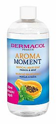 Dermacol Aroma Moment Papaya & Mint Tropical Liquid Soap osvěžující tekuté mýdlo na ruce 500 ml