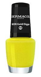 Dermacol Lak na nechty Neon Gold Digger č.43