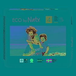 ECO BY NATY PANTS Nohavičky plienkové jednorazové 4 (8-15 kg) 22 ks