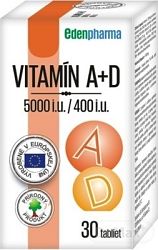 EdenPharma Vitamín A + D 5000 I.U./ 400 I.U. 30 tabliet