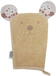 EKO Žinka bavlnená s uškami Bear Beige 20x15 cm