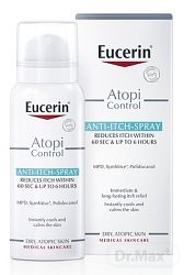 Eucerin AtopiControl Sprej proti svrbeniu suchá a atopická pokožka 50 ml