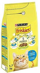 FRISKIES GM 6x1,7kg s lososom a pridanou zeleninou