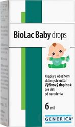 Generica Biolac baby drops od 3. mesiaca 6 ml