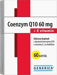 GENERICA Coenzym Q10 60 mg + E vitamin