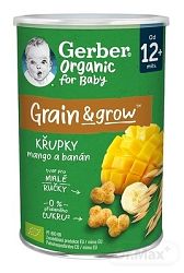 GERBER Organic chrumky s mangom a banánom 35 g