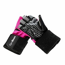 Gymbeam dámske fitness rukavice guard pink xs ruzova