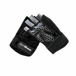 Gymbeam fitness rukavice grip black xxl čierna