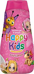 Happy kids sprchový gel 300 ml dievčenský