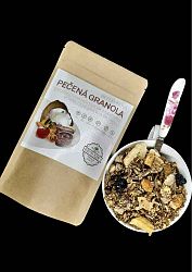 Healthy Planet Bezlepková pečená granola s kokosovým nektárom, kakaovými bôbmi, čerešňami a škoricou 400 g