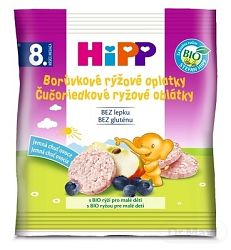 HiPP BIO ryžové oblátky čučoriedkové 35 g