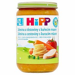 HiPP Zelenina s cestovinami a kuraťom 220 g