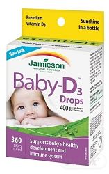 Jamieson Baby-D Vitamín D 400IU kvapky 11,7 ml