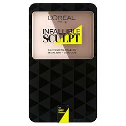 L'Oréal Paris Infaillible Sculpt Contouring Palettekrémová kontúrovacia 01 Light/Medium 10 g