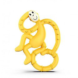 Matchstick Monkey mini monkey hryzadlo s antimikrobiálným povrchom biocote yellow