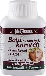 MedPharma Beta karoten 25 000 m.j. 107 kapsúl