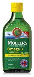 Möller's Omega 3 rybí olej citrón 250 ml