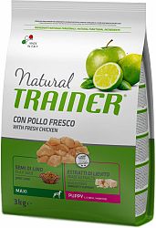 Natural Trainer Puppy Maxi Čerstvé Kura 3kg