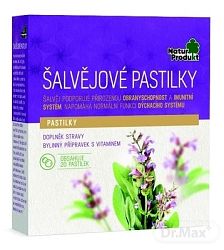 Naturprodukt Šalvějové pastilky 20 ks