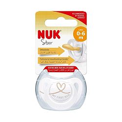 NUK CUMLIK STAR LATEX 0-6 M BOX 1KS