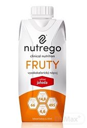 Nutrego FRUTY s príchuťou jahoda 12 x 330 ml