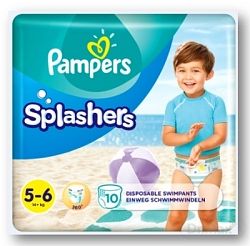 Pampers Pants Splashers 5-6 10 ks