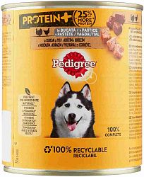 Pedigree S kačacím a hovädzím v paštéte 0,8 kg