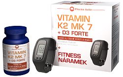 Pharma activ Vitamín K 2 MK7 + D3 FORTE 125 tabliet