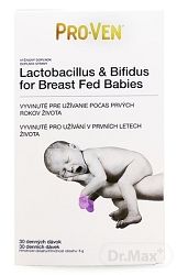 Pro-Ven Lactobacillus & Bifidus plv for Breast Fed Babies 30 dávok 6 g