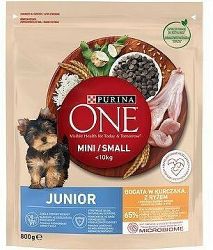 Purina One MINI Dog Junior s kuraťom 0,8 kg