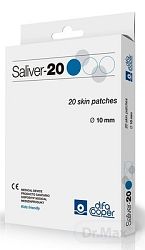 SALIVER-20 20 ks přiln.náplastí+obvazů na bradavice