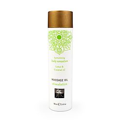 Shiatsu Massage Oil Stimulation Lotus & Coconut Oil 100ml