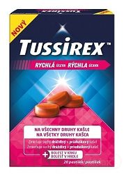 TUSSIREX Pastilky proti kašľu 20