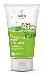 Weleda 2v1 sprchovací krém a šampón limetka 150 ml