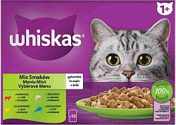 WHISKAS mixovaný výber v želé 12 x 85 g