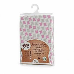 XKKO BMB Plachta s gumou Baby Pink Cross 50x70