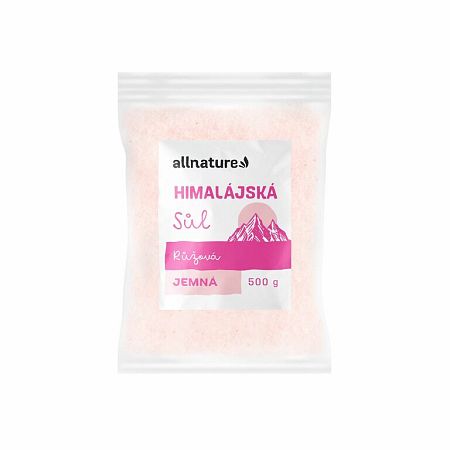 Allnature Himalájska Soľ jemná 500 g