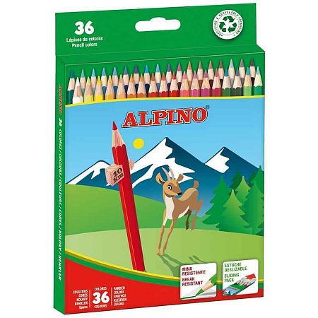 ALPINO Balenie 36 farebných ceruziek