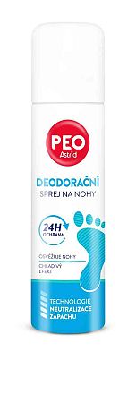 Astrid PEO Foot Deodorant osvěžující a chladivý deodorant na nohy 150 ml