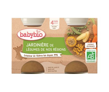 Babybio zeleninová směs 2 x 130 g